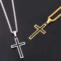 Simple Dual Colored Crucifix