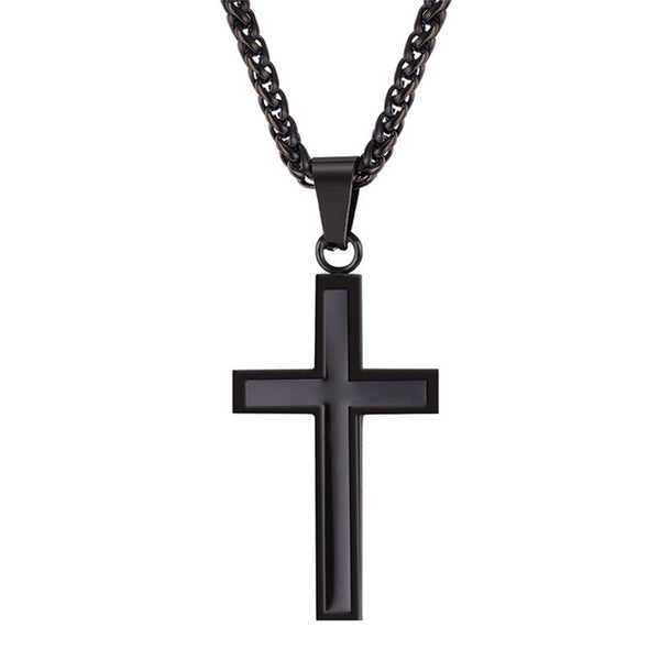 Simple Dual Colored Crucifix