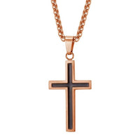 Simple Dual Colored Crucifix