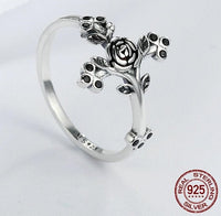 Sterling Silver Flower Ring