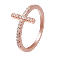 Cubic Zirconia Rosary Ring