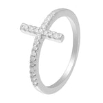 Cubic Zirconia Rosary Ring