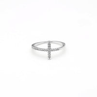 Cubic Zirconia Rosary Ring