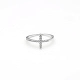 Cubic Zirconia Rosary Ring