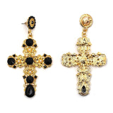 Large Rosary Earrings