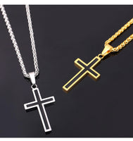 Simple Dual Colored Crucifix