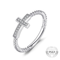 Cubic Zirconia Rosary Ring