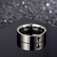 Simple Elegant Stainless Steel Silver Ring