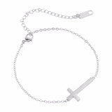 Stainless Steel Cross Bracelet