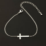 Stainless Steel Cross Bracelet