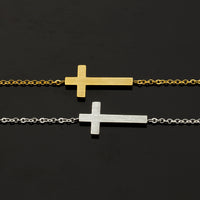 Stainless Steel Cross Bracelet